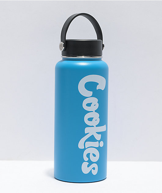 Cookies botella de agua azul mate