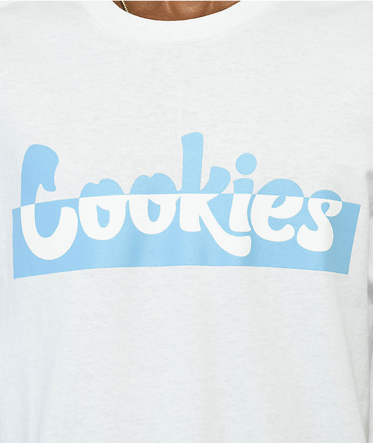 Cookies logo de la ciudad camiseta blanca