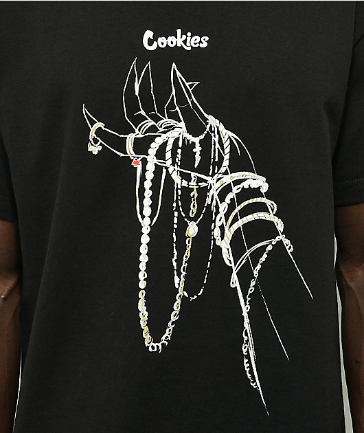 Cookies x Batman Draped Black T-Shirt