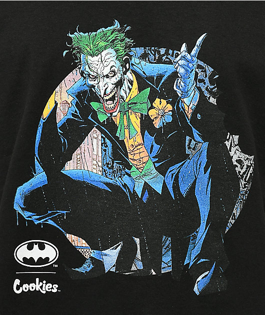 Cookies x Batman Joker Black T-Shirt | Zumiez