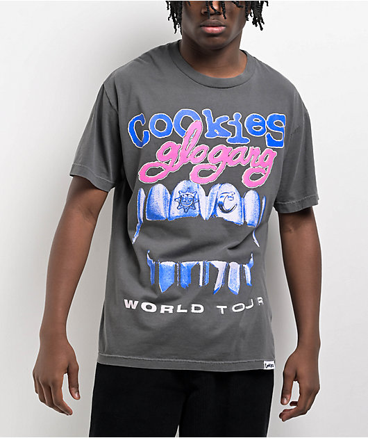 Cookies x Glo Gang On The Grill Grey T-Shirt | Zumiez