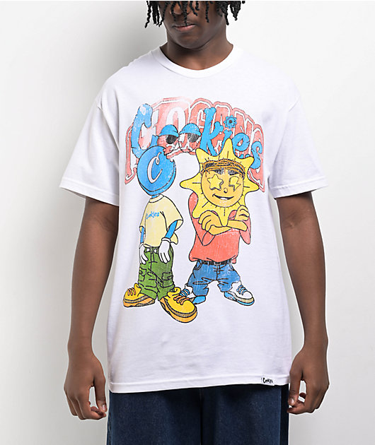 Cookies x Glo Gang Partners In Crime White T-Shirt | Zumiez
