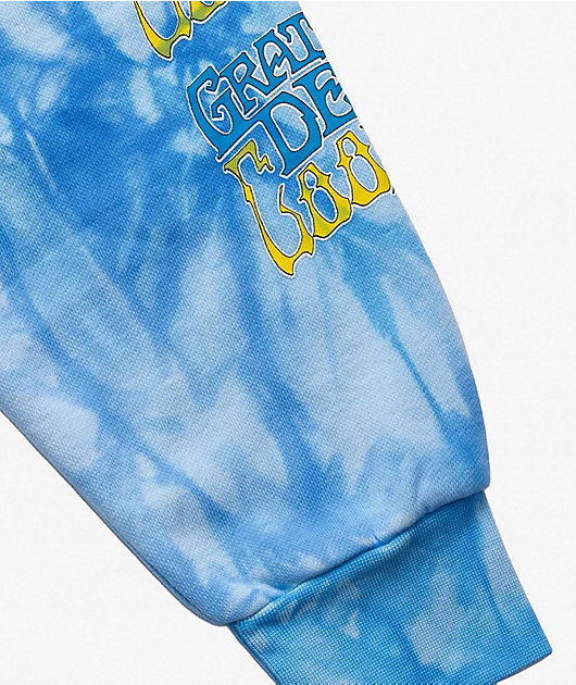 Cookies x Grateful Dead Spiral Bears Blue Tie Dye Hoodie