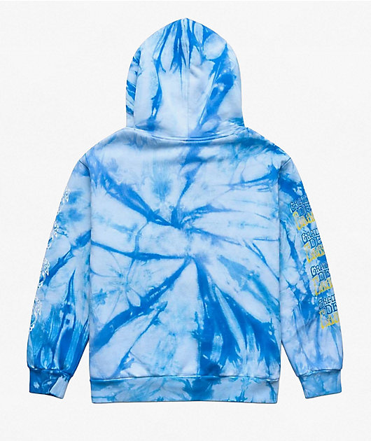 Cookies x Grateful Dead Spiral Bears Blue Tie Dye Hoodie