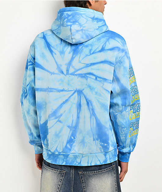Cookies x Grateful Dead Spiral Bears Blue Tie Dye Hoodie