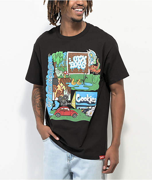 Cookies x OTXBOYZ Collage Black T-Shirt | Zumiez