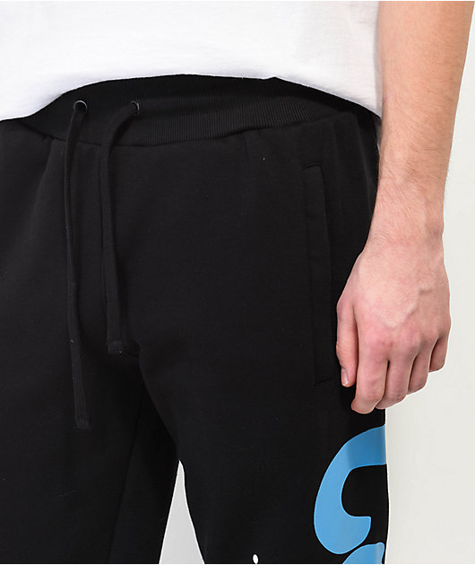 Cookies x OTX BOYZ Graffiti Paint Black Sweatpants | Zumiez