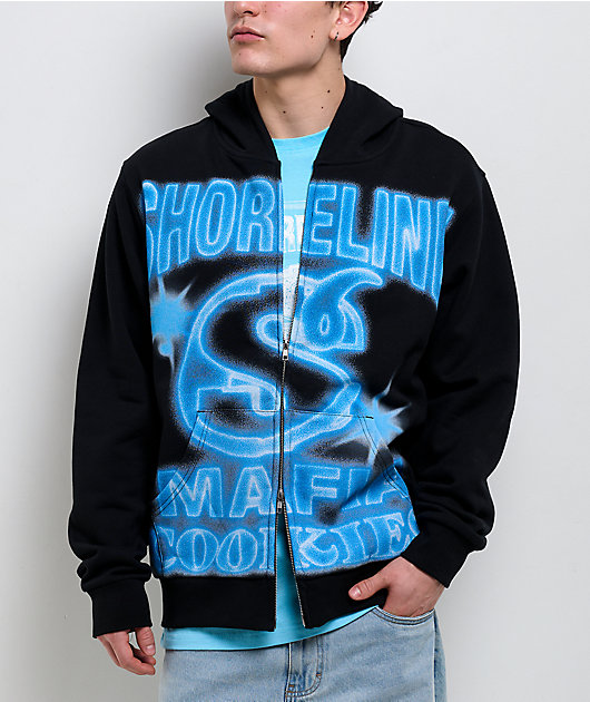 Cookies x Shoreline Mafia Air It Out Black Zip Hoodie
