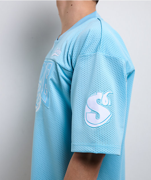 Cookies x Shoreline Mafia Baby Blue Football Jersey | Zumiez