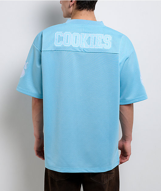 Cookies x Shoreline Mafia Baby Blue Football Jersey