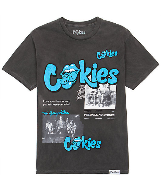 Cookies x The Rolling Stones Arch Black Wash T-Shirt | Zumiez