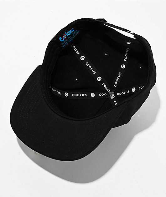 【Cookies】x ローリングストーンズ High Crown Black キャップ Cookies x The Rolling Stones High Crown Black Snapback Hat