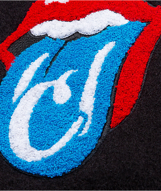 Cookies x The Rolling Stones Letterman Black Varsity Jacket | Zumiez