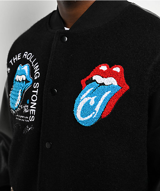 Cookies x The Rolling Stones Letterman Black Varsity Jacket | Zumiez