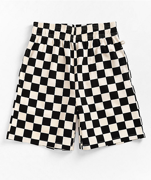 Cookman Black & White Checkerboard Shorts