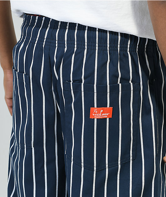 Cookman Navy Stripe Wide Chef Pants