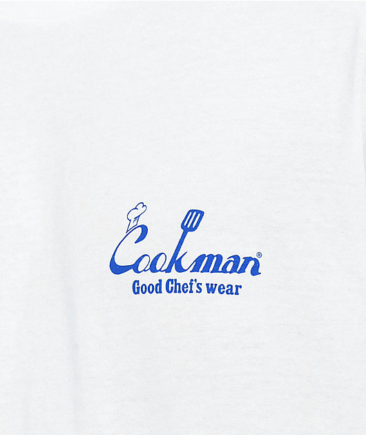 Cookman TM Paint Burger White Long Sleeve T-Shirt 