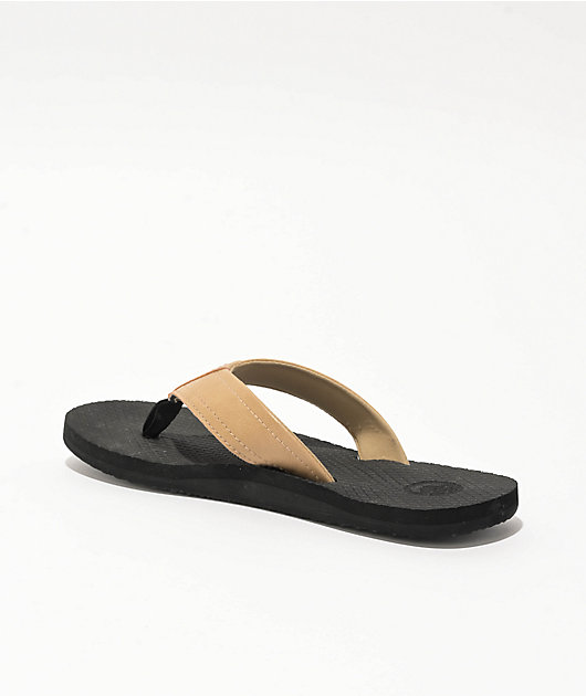 Cords Surf N Turf Black & Tan Sandals