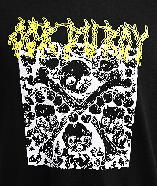 Corduroy Catacombs Black T-Shirt