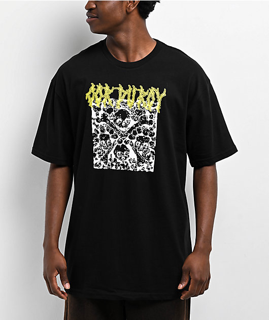 Corduroy Catacombs Black T-Shirt
