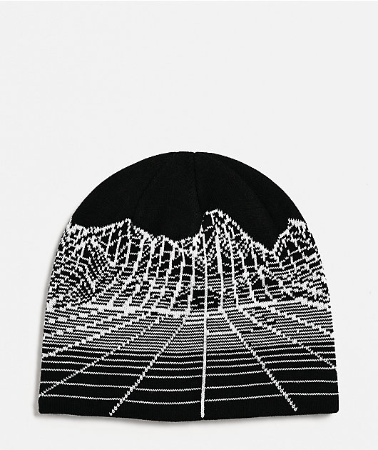 Corduroy Digital Mountain Black Skully Beanie | Zumiez