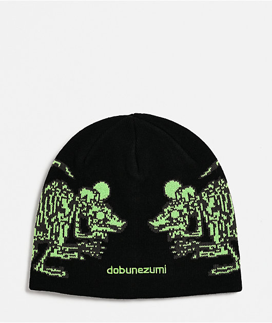 Corduroy Dobunezumi Black Skully Beanie | Zumiez