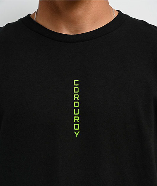 Corduroy Neo Black T-Shirt