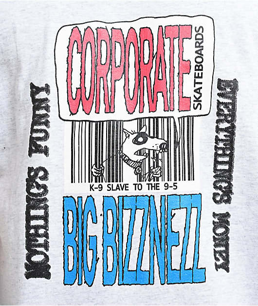 Corporate 9-5 Grey T-Shirt