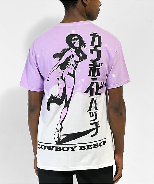 Cowboy Bebop Faye Valentine Pink Washed T-Shirt