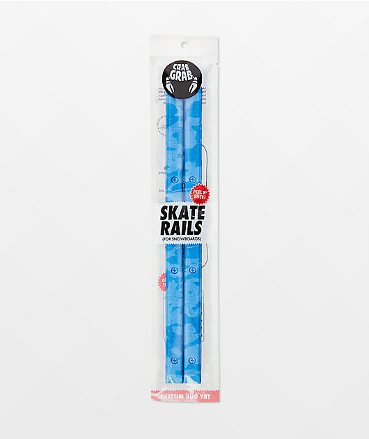 Crab Grab Blue Swirl Skate Rails