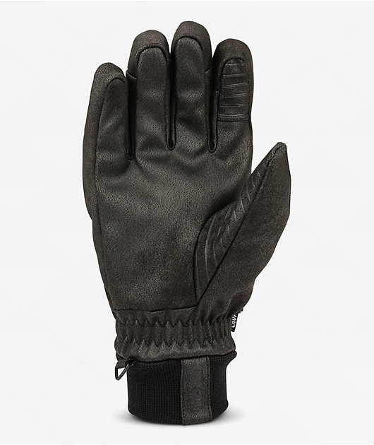 Crab Grab Chop Black 15K Snowboard Gloves | Zumiez