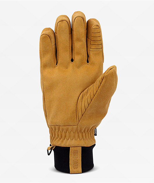 Crab Grab Chop Tan 15K Snowboard Gloves