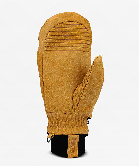 Crab Grab Chop Tan 15K Snowboard Mittens