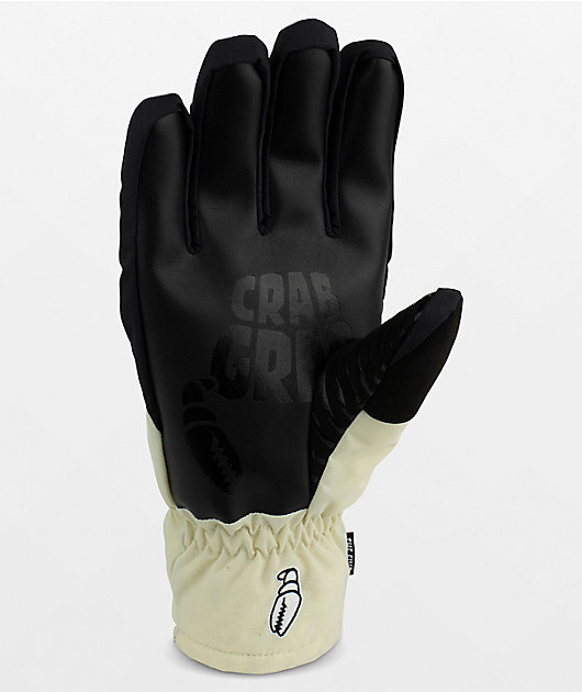 Crab Grab Five 15K Cream Snow Gloves