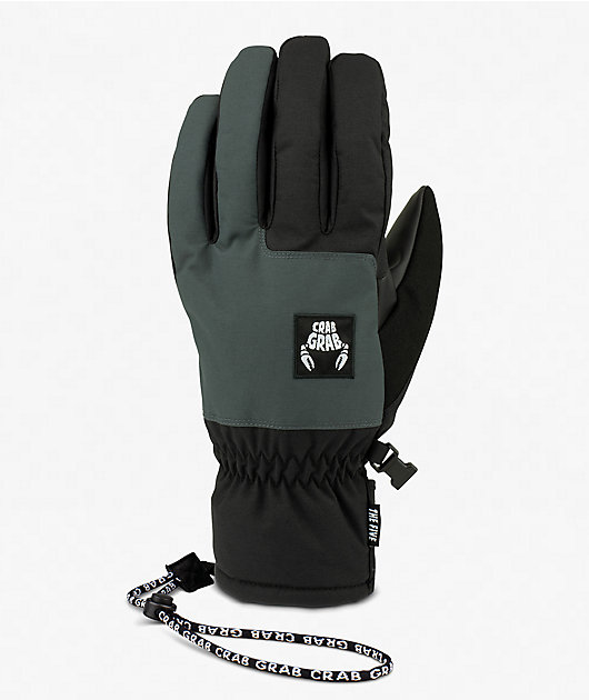 Crab Grab Five Double Black 15K Snowboard Gloves | Zumiez