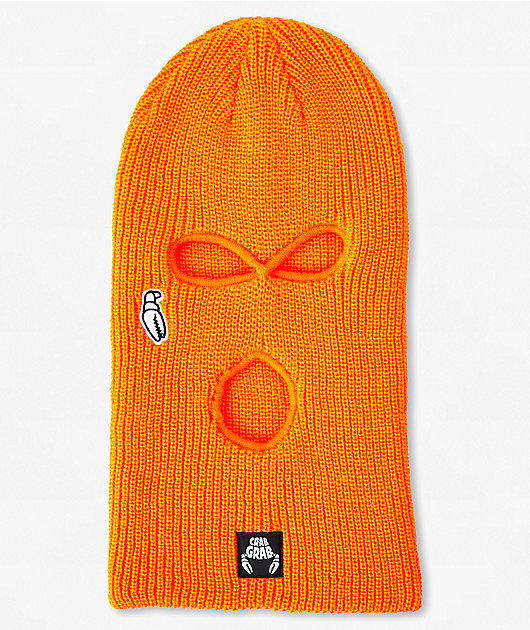 Crab Grab Goon Mask Orange Balaclava