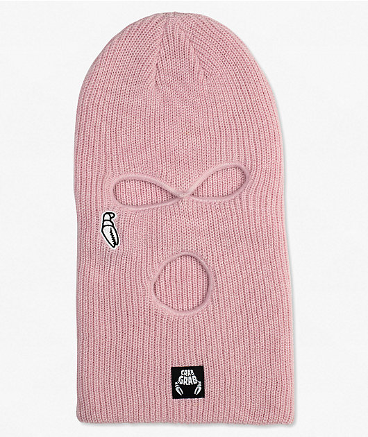 Crab Grab Goon Mask Pink Balaclava