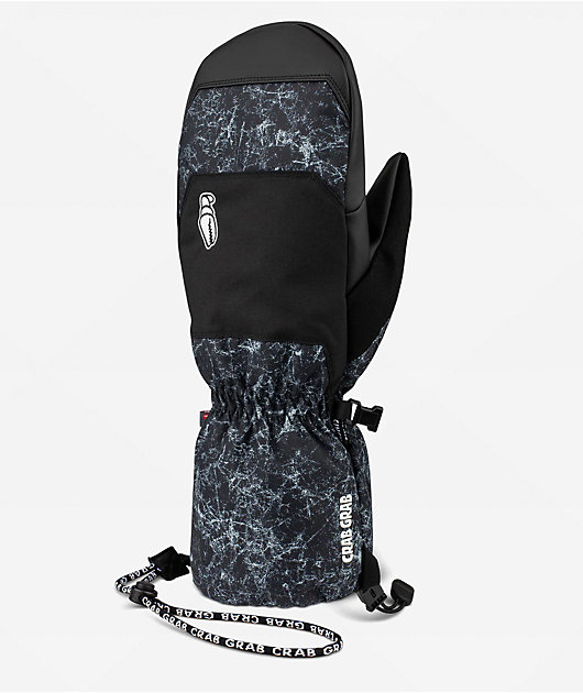 Crab Grab Mike Rav Black 15K Snowboard Mittens