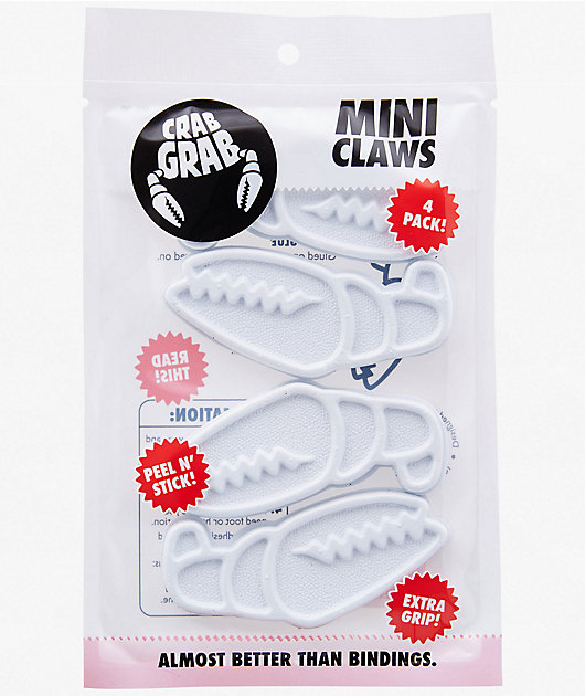 Crab Grab Mini Claws White Stomp Pads