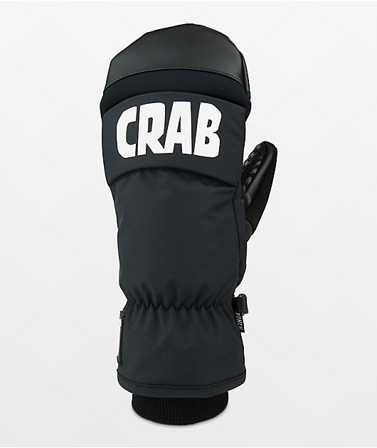Crab Grab Punch Mitt Black Snowboard Mittens