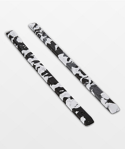 Crab Grab Skate Rails Black & White Swirl Stomp Pads