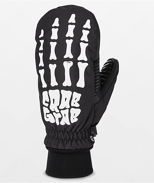 CRAB GRAB SlapMitten BONESカラーMサイズ新品未使用 Crab Grab Slap Bones 15K Snow Mittens | Zumiez