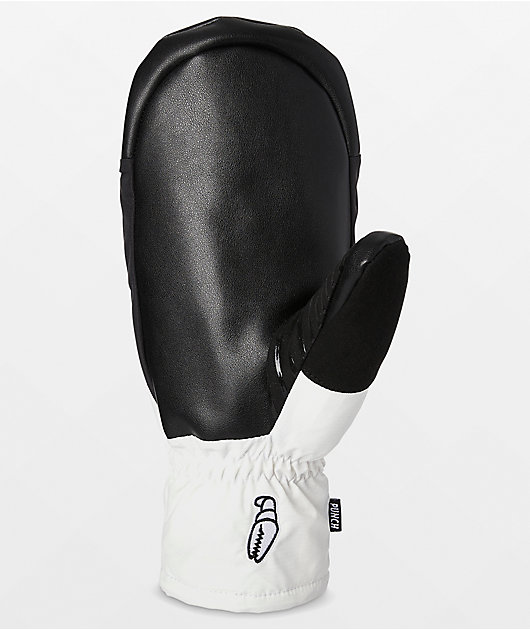 Crab Grab White Punch 15K Snowboard Mittens Zumiez