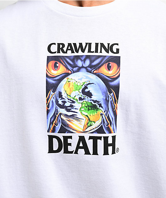 Crawling Death Earth Control White T-Shirt