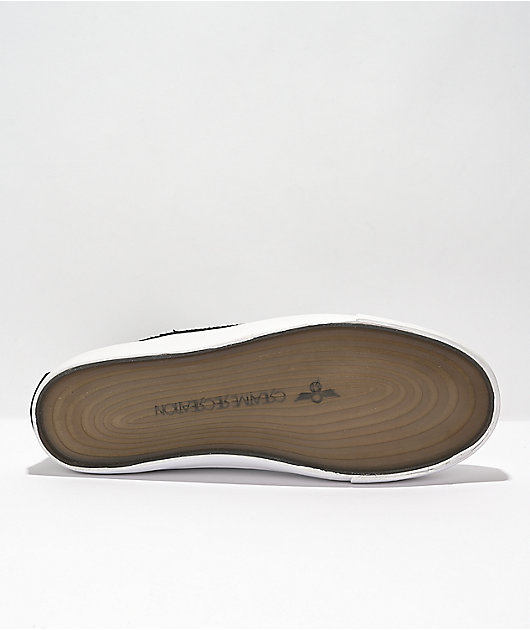 Creative Recreation Zeus Hi White & Black Leather Shoes | Zumiez