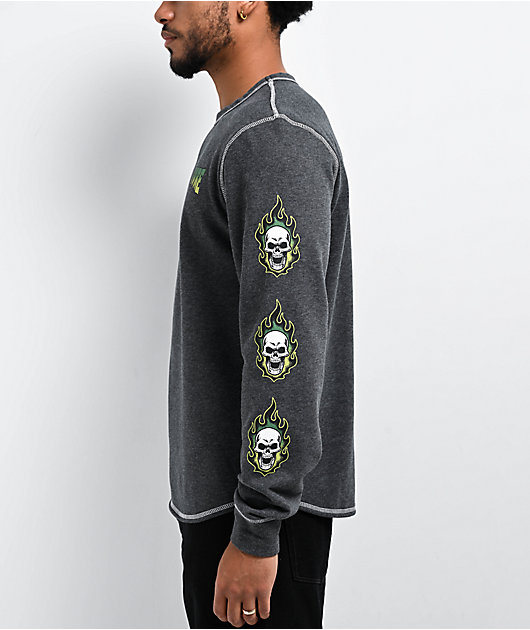 Tシャツ・カットソー THE COLDEST MOMENT TCM beta service long sleeve charcoal thecoldestmoment