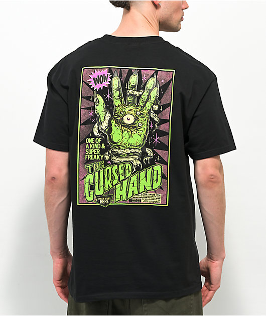 Creature Cursed Hand Camiseta negra