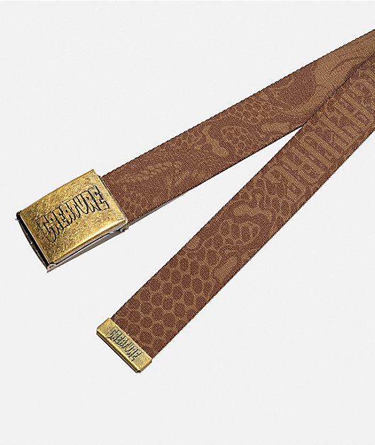 Creature High Country Brown Web Belt