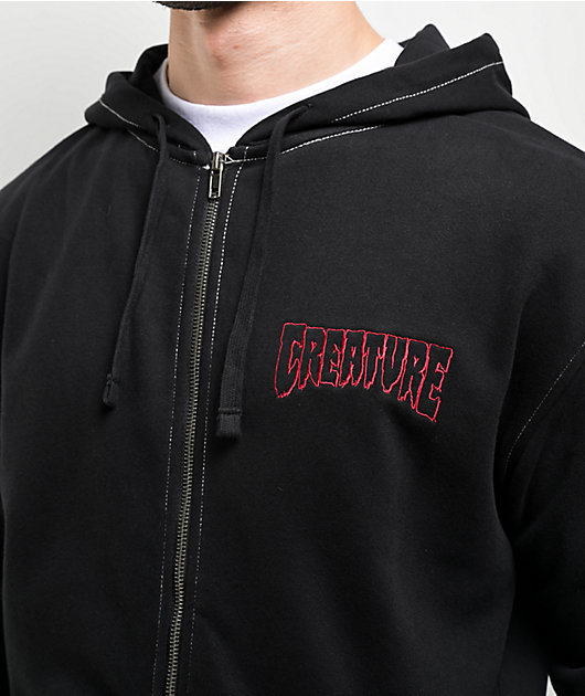 Creature Prequel Patch Black Zip Hoodie