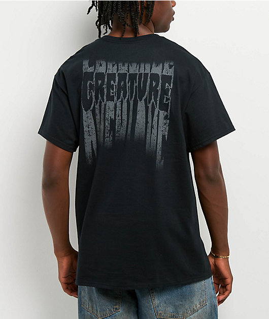 Creature Tattered Black T-Shirt
